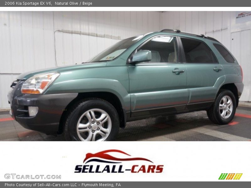 Natural Olive / Beige 2006 Kia Sportage EX V6
