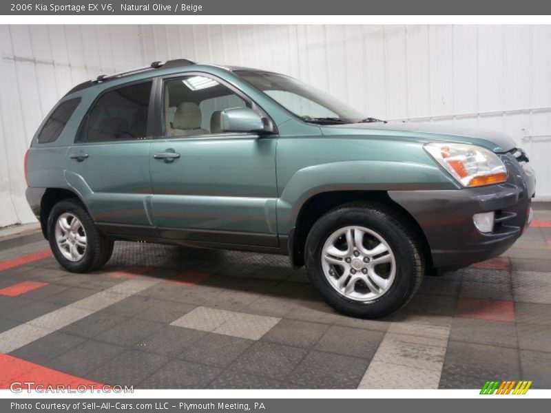 Natural Olive / Beige 2006 Kia Sportage EX V6