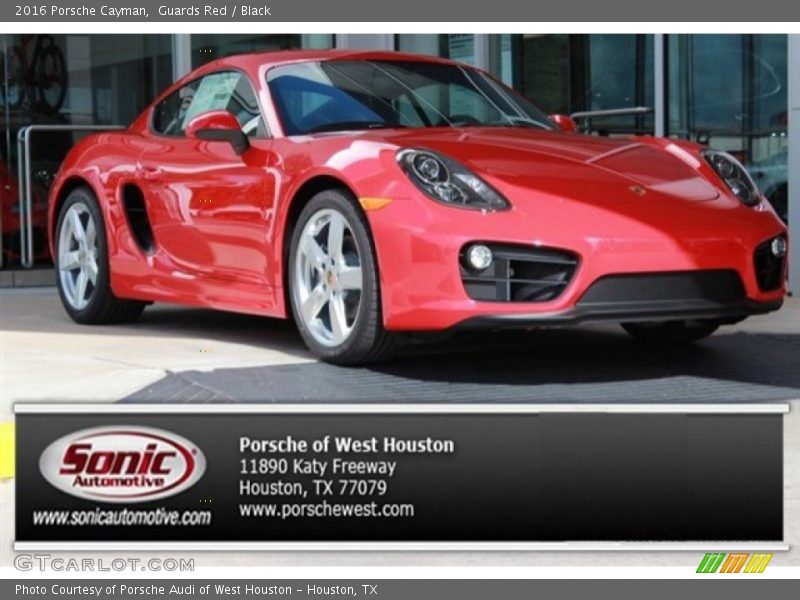 Guards Red / Black 2016 Porsche Cayman