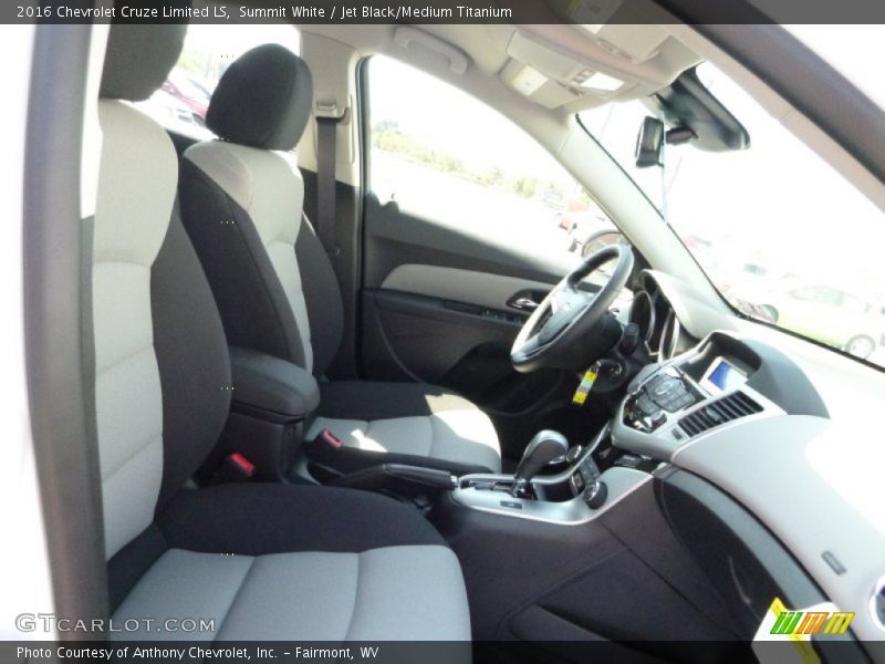 Summit White / Jet Black/Medium Titanium 2016 Chevrolet Cruze Limited LS