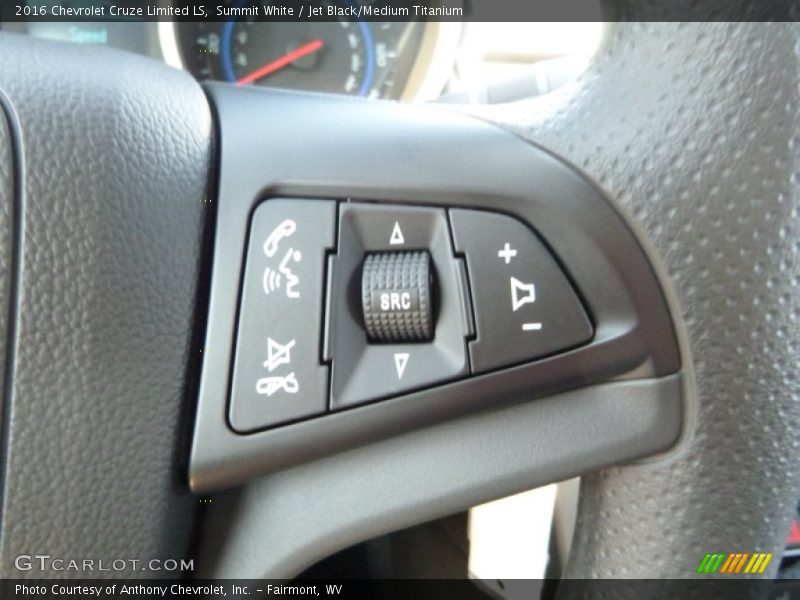 Summit White / Jet Black/Medium Titanium 2016 Chevrolet Cruze Limited LS