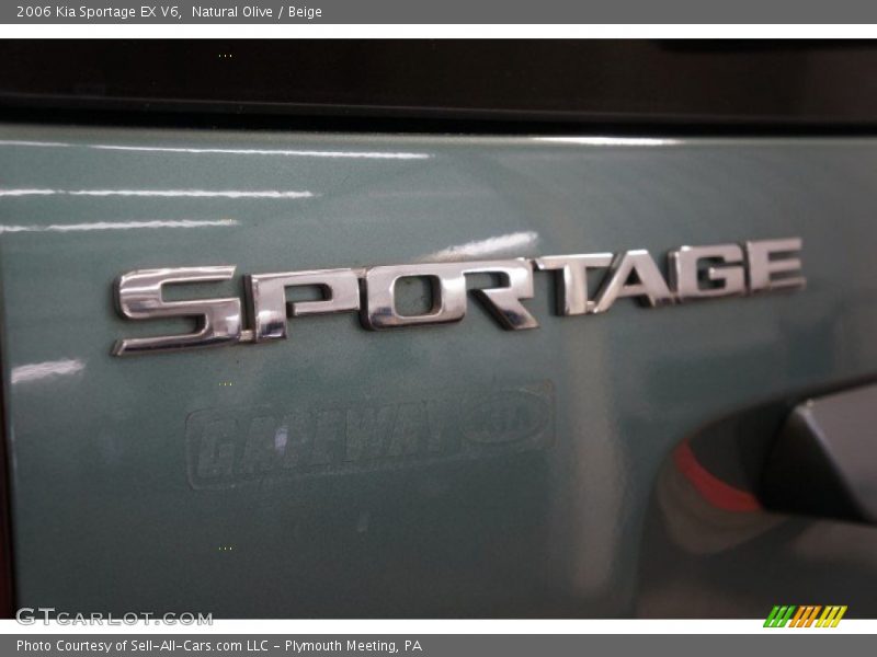 Natural Olive / Beige 2006 Kia Sportage EX V6