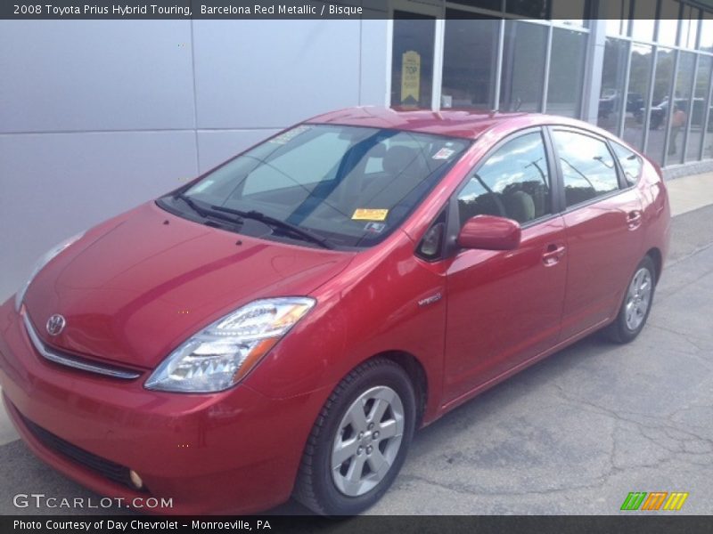Barcelona Red Metallic / Bisque 2008 Toyota Prius Hybrid Touring