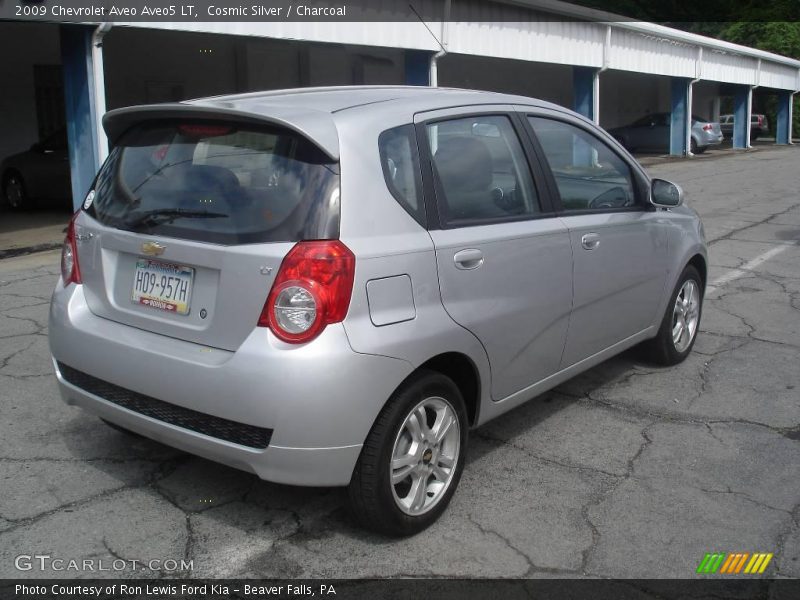 Cosmic Silver / Charcoal 2009 Chevrolet Aveo Aveo5 LT