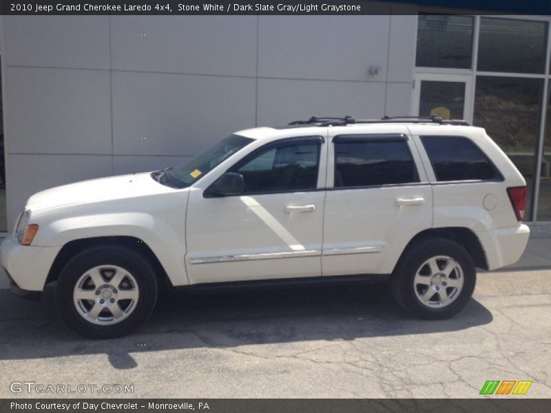 Stone White / Dark Slate Gray/Light Graystone 2010 Jeep Grand Cherokee Laredo 4x4