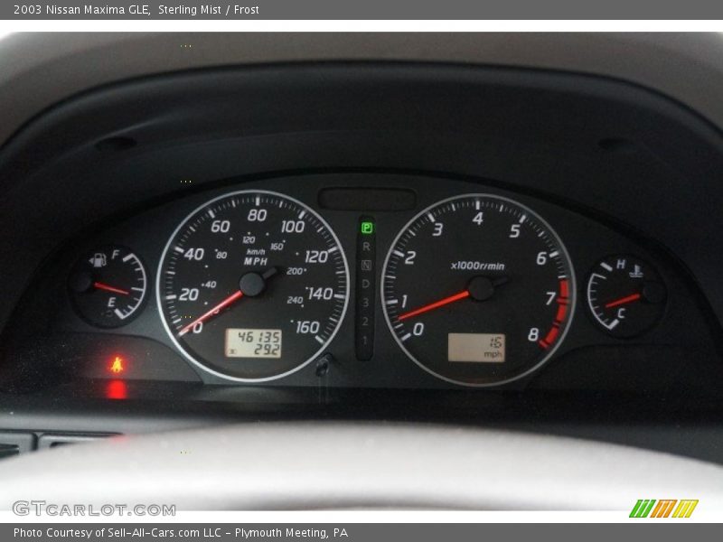  2003 Maxima GLE GLE Gauges
