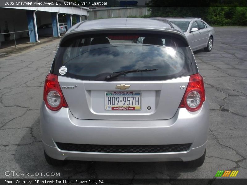 Cosmic Silver / Charcoal 2009 Chevrolet Aveo Aveo5 LT