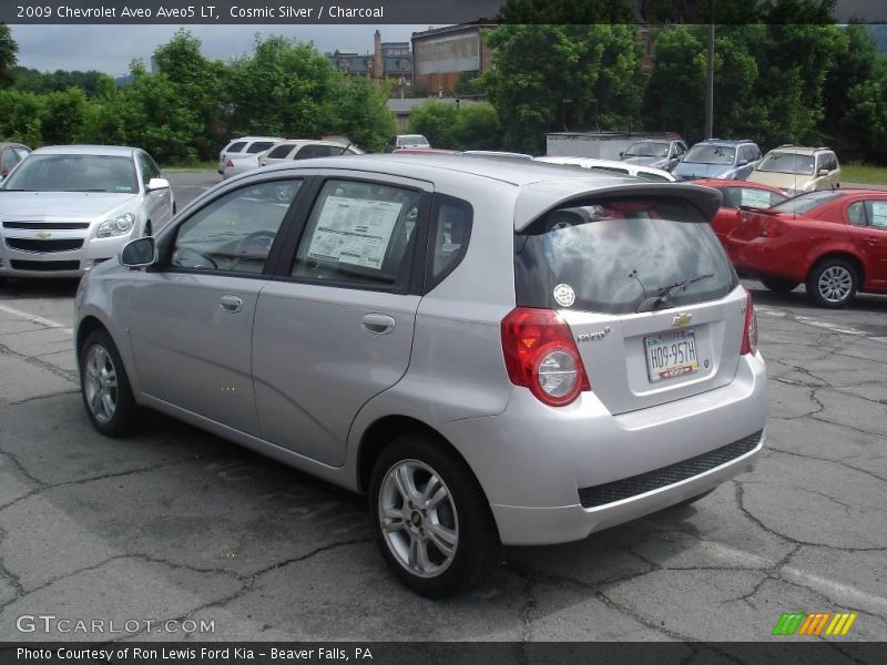 Cosmic Silver / Charcoal 2009 Chevrolet Aveo Aveo5 LT