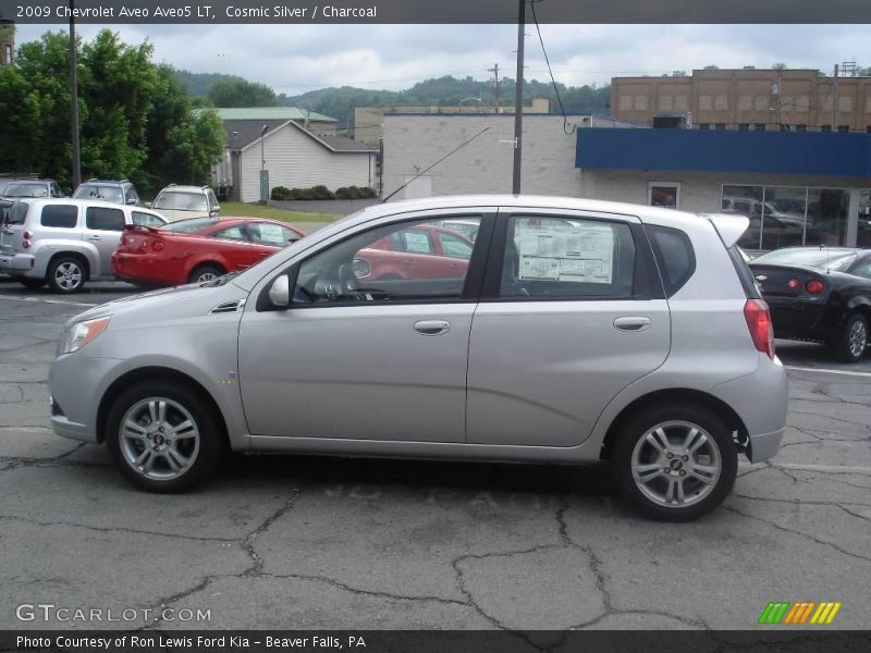 Cosmic Silver / Charcoal 2009 Chevrolet Aveo Aveo5 LT
