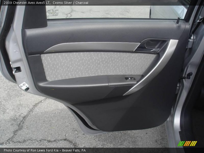 Cosmic Silver / Charcoal 2009 Chevrolet Aveo Aveo5 LT