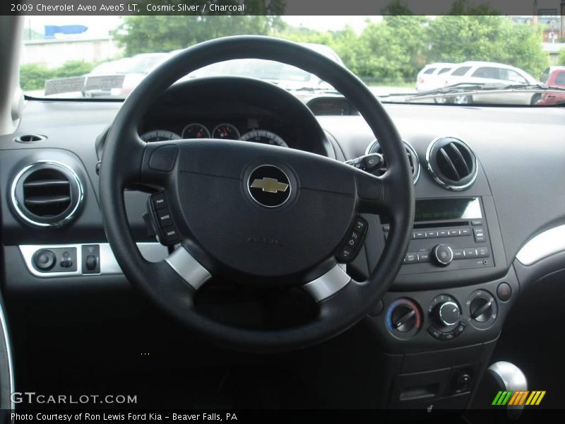 Cosmic Silver / Charcoal 2009 Chevrolet Aveo Aveo5 LT