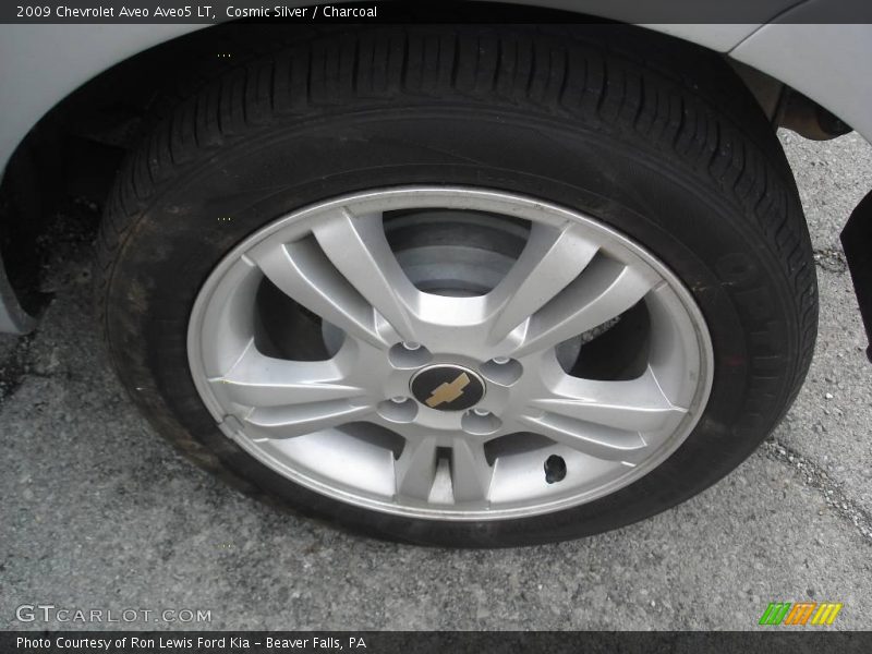 Cosmic Silver / Charcoal 2009 Chevrolet Aveo Aveo5 LT