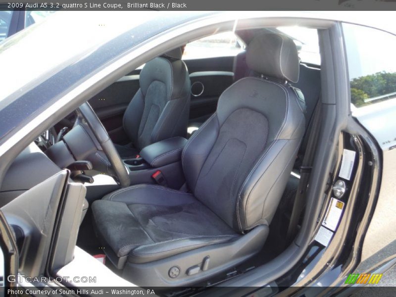 Front Seat of 2009 A5 3.2 quattro S Line Coupe