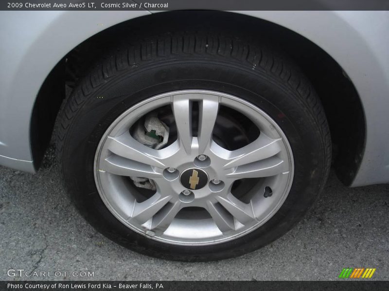 Cosmic Silver / Charcoal 2009 Chevrolet Aveo Aveo5 LT