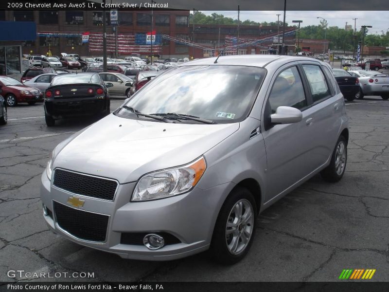 Cosmic Silver / Charcoal 2009 Chevrolet Aveo Aveo5 LT