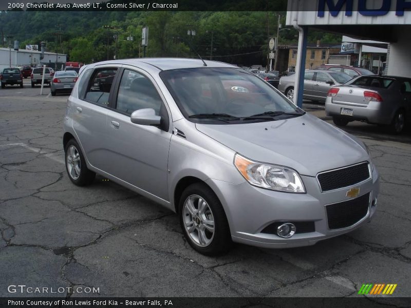 Cosmic Silver / Charcoal 2009 Chevrolet Aveo Aveo5 LT
