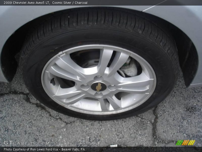 Cosmic Silver / Charcoal 2009 Chevrolet Aveo Aveo5 LT