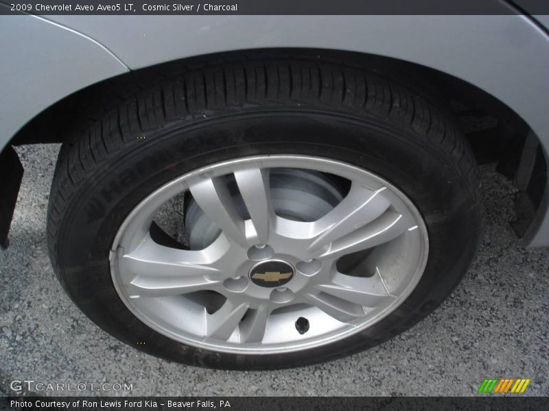 Cosmic Silver / Charcoal 2009 Chevrolet Aveo Aveo5 LT