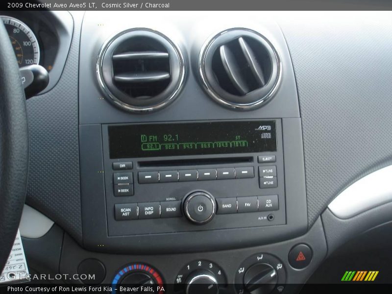 Cosmic Silver / Charcoal 2009 Chevrolet Aveo Aveo5 LT