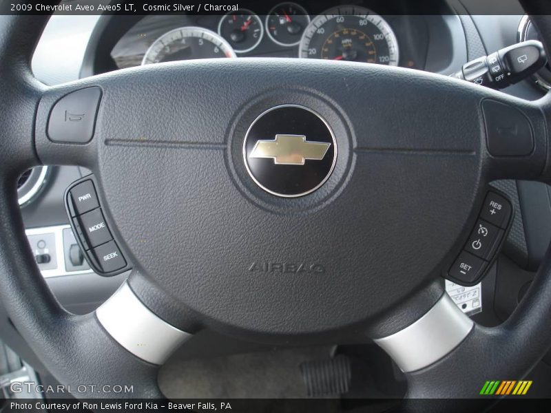 Cosmic Silver / Charcoal 2009 Chevrolet Aveo Aveo5 LT