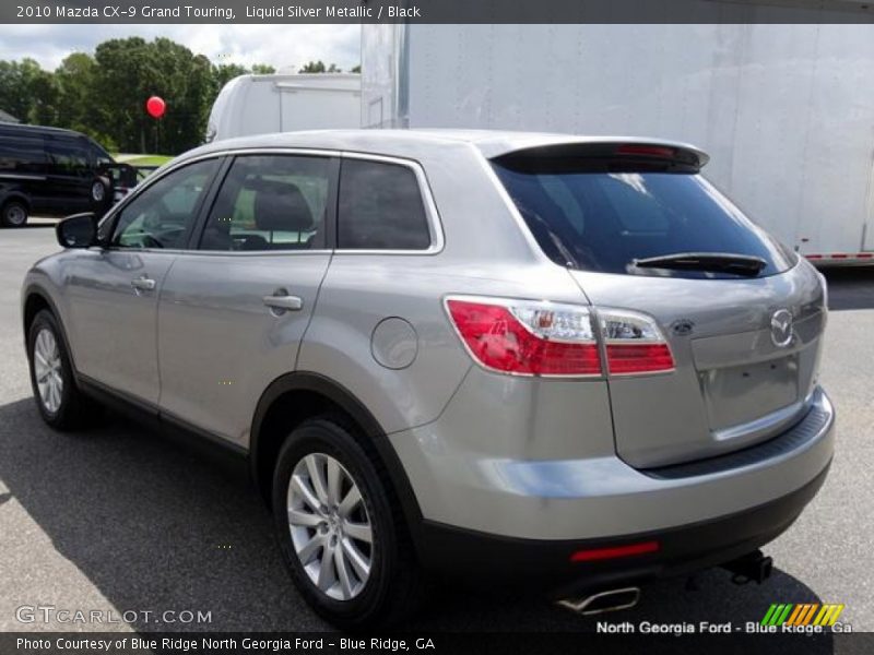 Liquid Silver Metallic / Black 2010 Mazda CX-9 Grand Touring