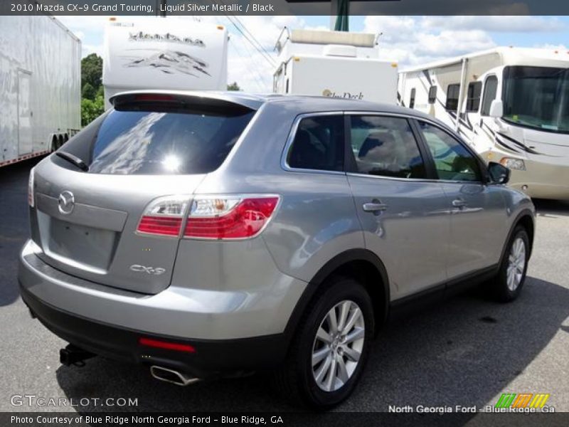 Liquid Silver Metallic / Black 2010 Mazda CX-9 Grand Touring