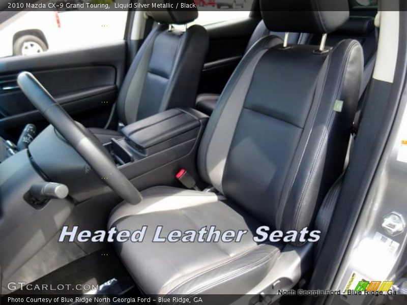 Liquid Silver Metallic / Black 2010 Mazda CX-9 Grand Touring