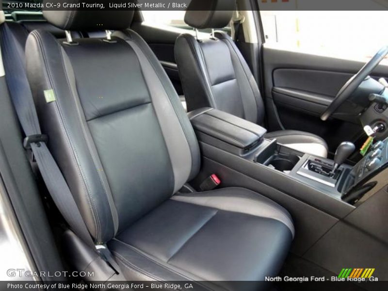 Liquid Silver Metallic / Black 2010 Mazda CX-9 Grand Touring