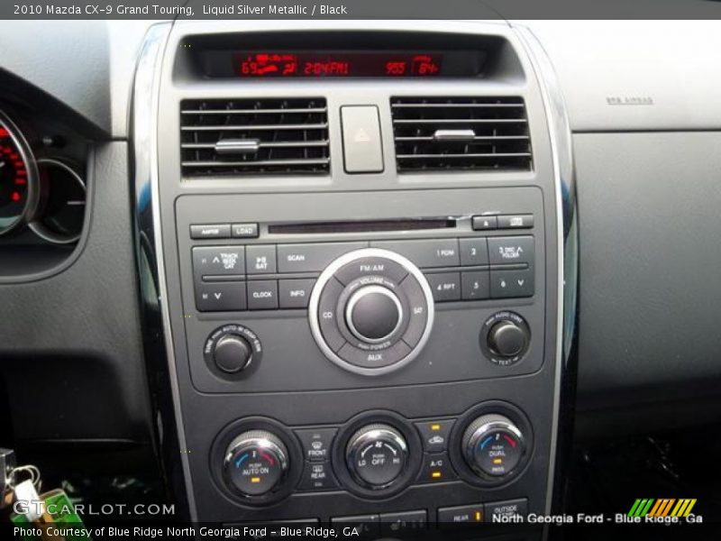 Liquid Silver Metallic / Black 2010 Mazda CX-9 Grand Touring