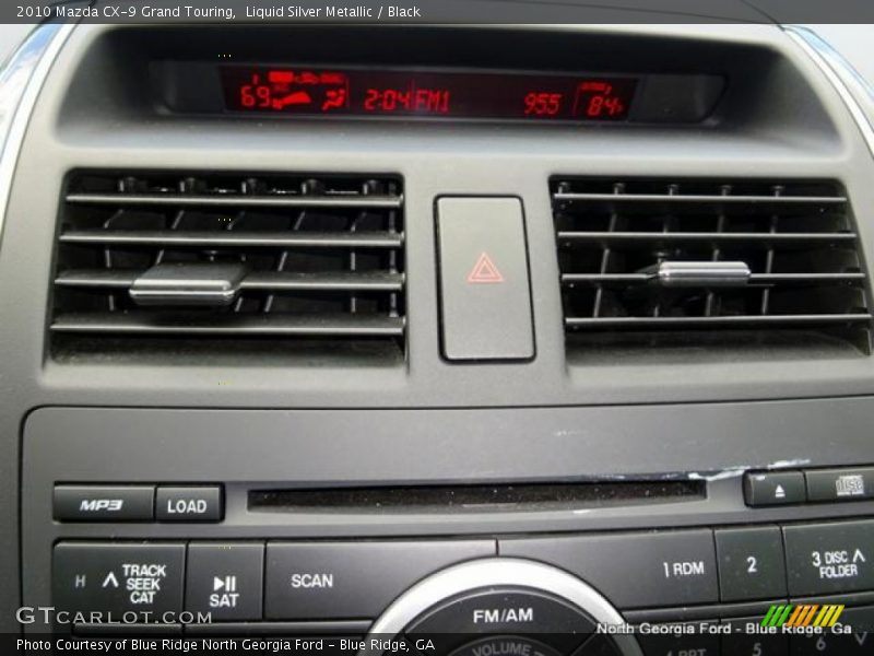 Liquid Silver Metallic / Black 2010 Mazda CX-9 Grand Touring