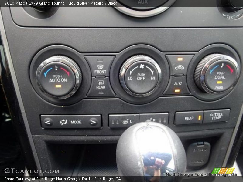 Liquid Silver Metallic / Black 2010 Mazda CX-9 Grand Touring