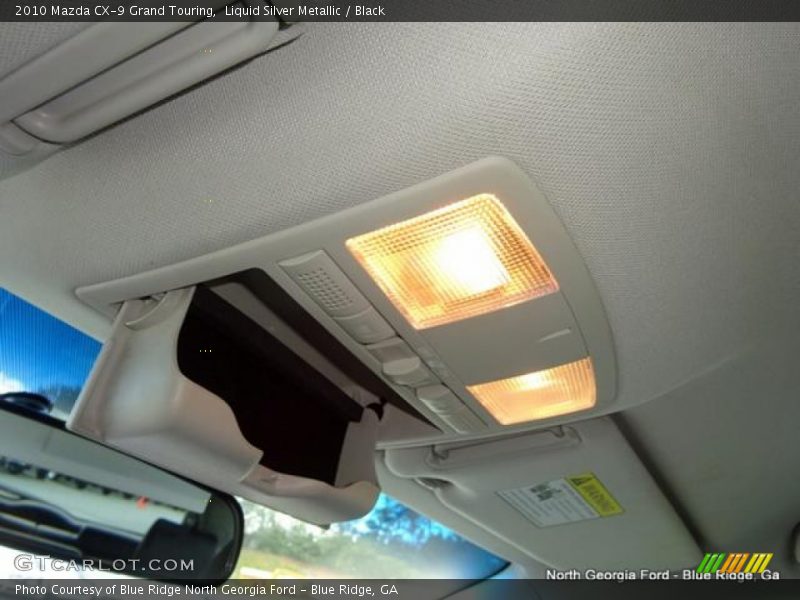 Liquid Silver Metallic / Black 2010 Mazda CX-9 Grand Touring