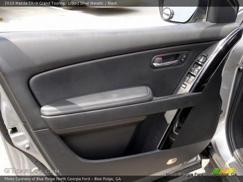 Liquid Silver Metallic / Black 2010 Mazda CX-9 Grand Touring