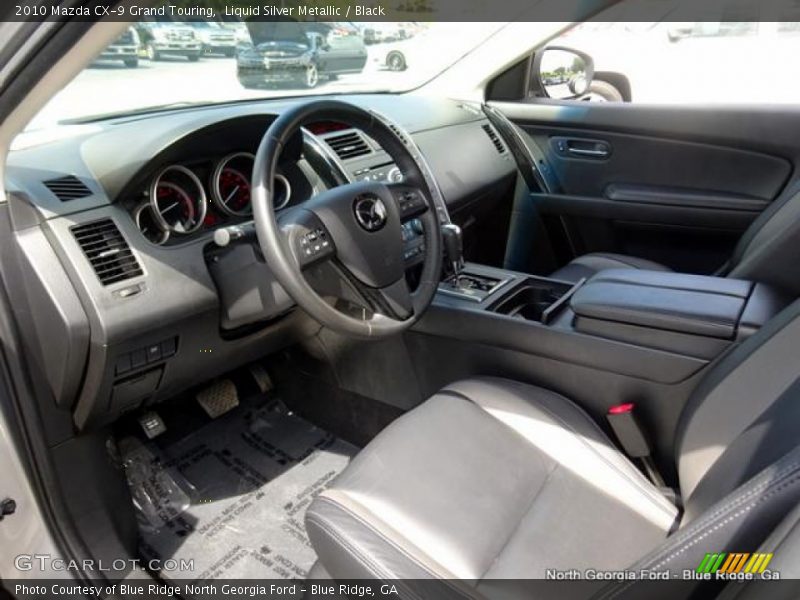 Liquid Silver Metallic / Black 2010 Mazda CX-9 Grand Touring