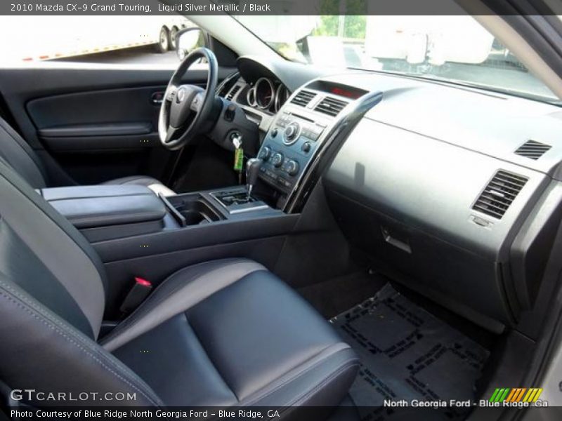 Liquid Silver Metallic / Black 2010 Mazda CX-9 Grand Touring