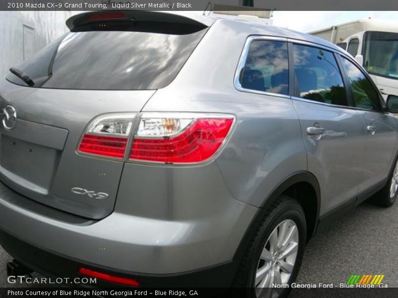 Liquid Silver Metallic / Black 2010 Mazda CX-9 Grand Touring