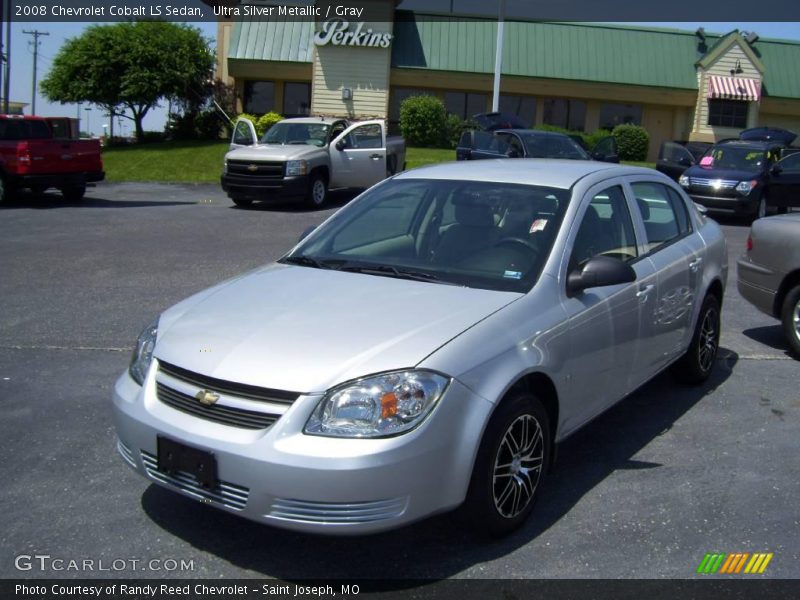 Ultra Silver Metallic / Gray 2008 Chevrolet Cobalt LS Sedan
