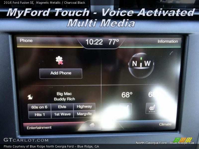 Magnetic Metallic / Charcoal Black 2016 Ford Fusion SE