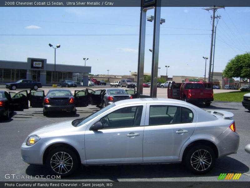 Ultra Silver Metallic / Gray 2008 Chevrolet Cobalt LS Sedan