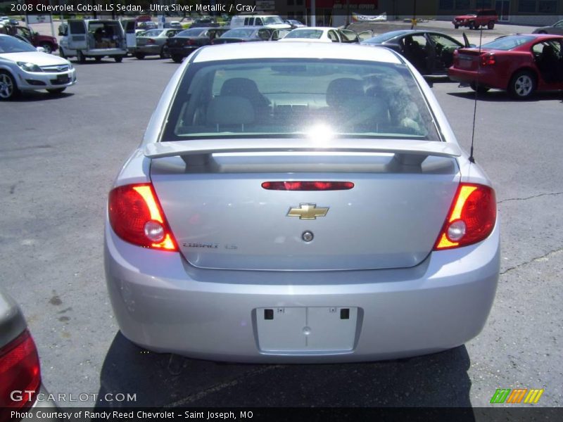 Ultra Silver Metallic / Gray 2008 Chevrolet Cobalt LS Sedan