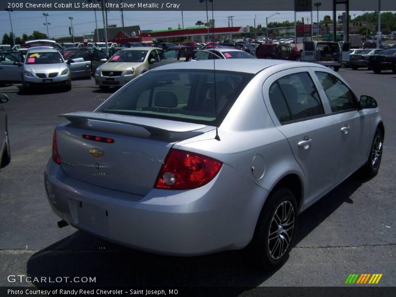 Ultra Silver Metallic / Gray 2008 Chevrolet Cobalt LS Sedan