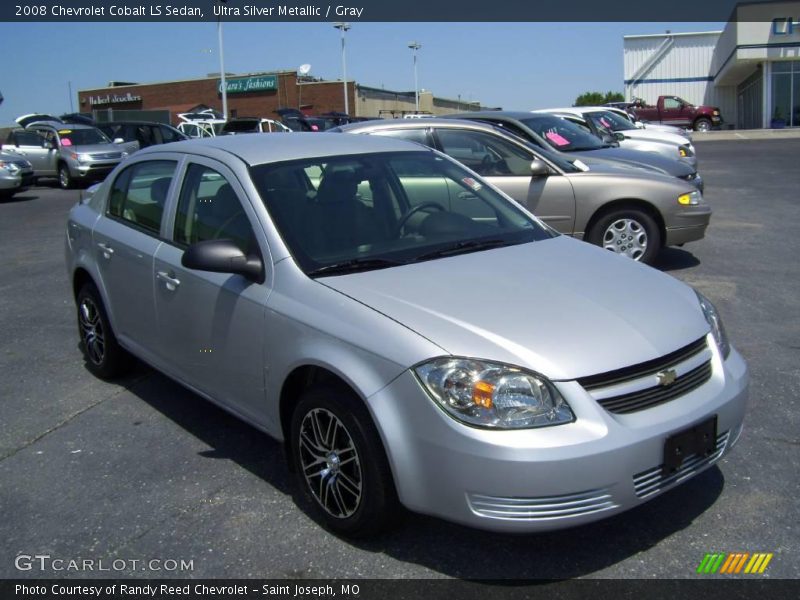 Ultra Silver Metallic / Gray 2008 Chevrolet Cobalt LS Sedan