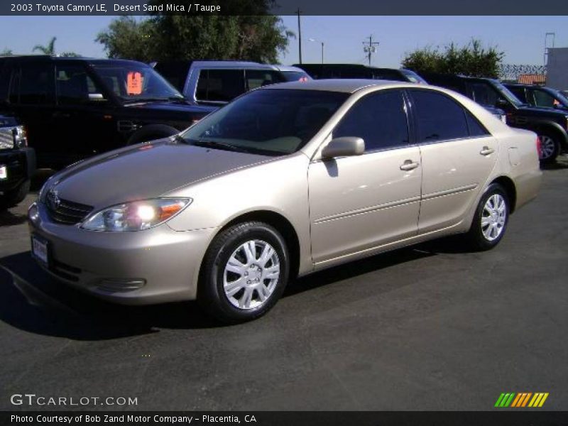 Desert Sand Mica / Taupe 2003 Toyota Camry LE