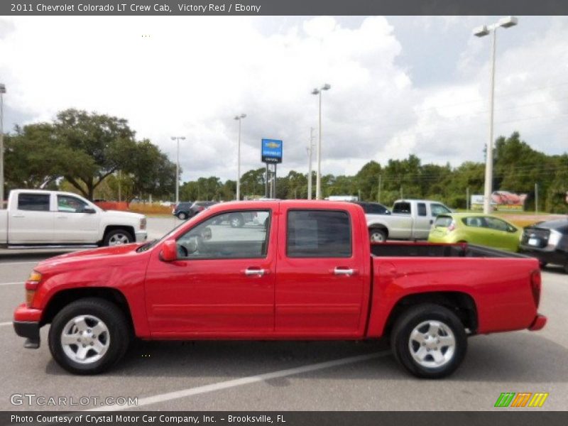 Victory Red / Ebony 2011 Chevrolet Colorado LT Crew Cab