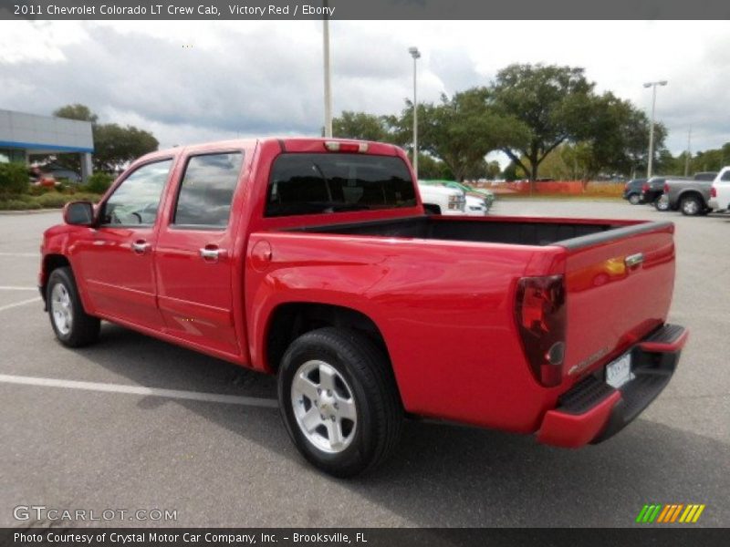 Victory Red / Ebony 2011 Chevrolet Colorado LT Crew Cab