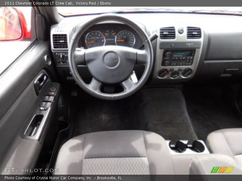 Victory Red / Ebony 2011 Chevrolet Colorado LT Crew Cab