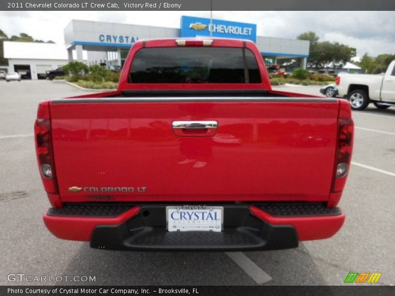 Victory Red / Ebony 2011 Chevrolet Colorado LT Crew Cab