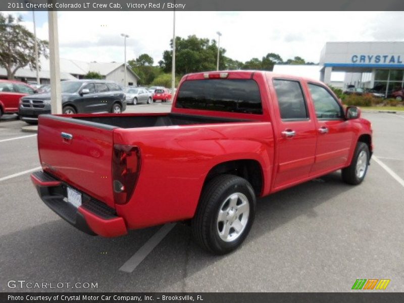 Victory Red / Ebony 2011 Chevrolet Colorado LT Crew Cab