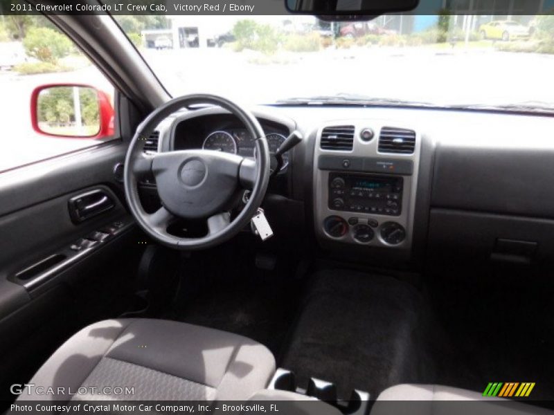 Victory Red / Ebony 2011 Chevrolet Colorado LT Crew Cab