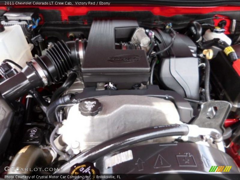 Victory Red / Ebony 2011 Chevrolet Colorado LT Crew Cab
